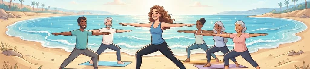 Sesión de Yoga en la Playa de La Mata, Guardamar: Hatha y Vinyasa para Todos los Niveles