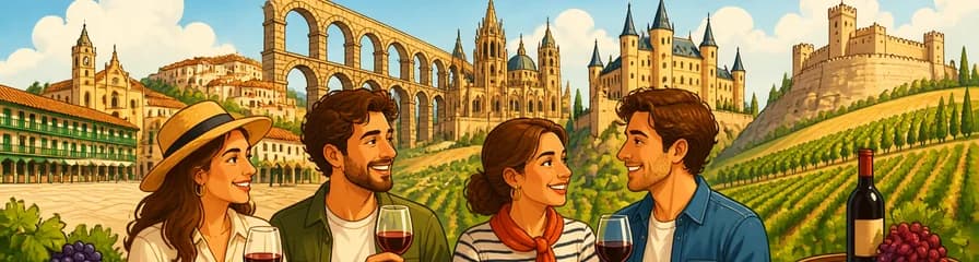 Escapada de 3 Días a Bodegas Exclusivas en Chinchón, Segovia y Peñafiel desde Madrid
