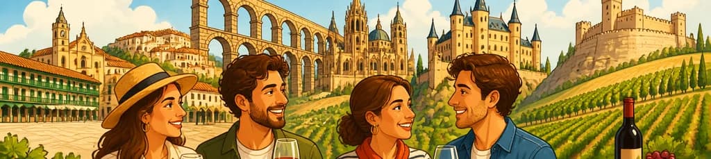 Escapada de 3 Días a Bodegas Exclusivas en Chinchón, Segovia y Peñafiel desde Madrid