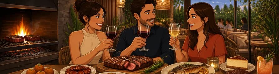 Disfruta de una experiencia culinaria con menú de carne a la parrilla en A Brasa Aravaca, Madrid