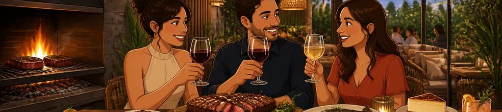 Disfruta de una experiencia culinaria con menú de carne a la parrilla en A Brasa Aravaca, Madrid