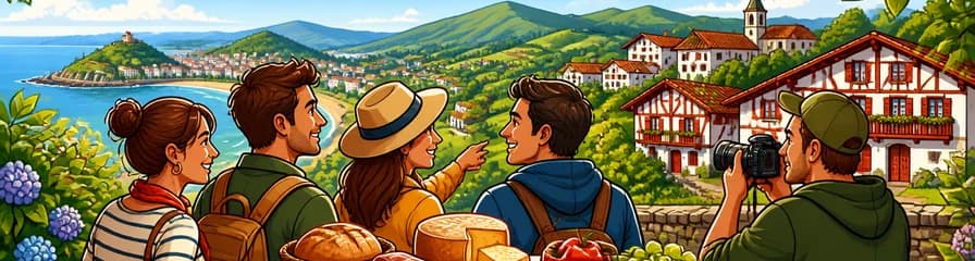 Aventura privada de un día completo por la campiña vasco-francesa con salida desde San Sebastián