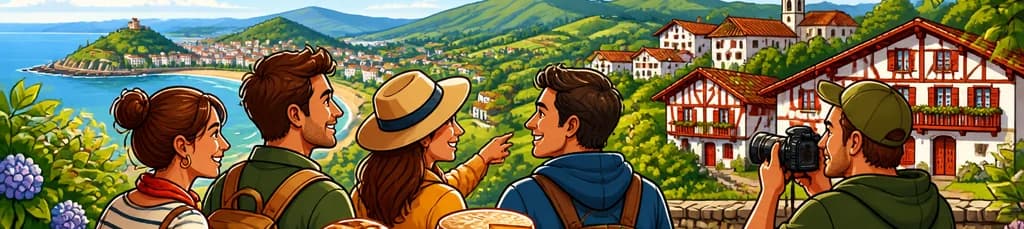 Aventura privada de un día completo por la campiña vasco-francesa con salida desde San Sebastián