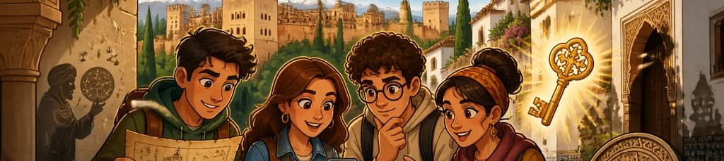 Juego de exploración al aire libre "Granada Medieval: El Misterio de la Llave Dorada"