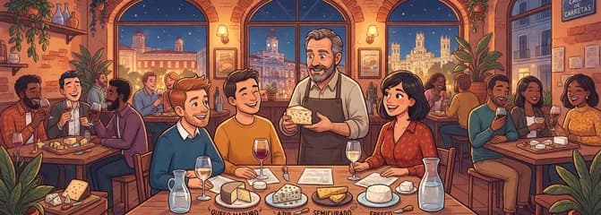 Experiencia de cata guiada: Quesos españoles y su maridaje con vinos selectos
