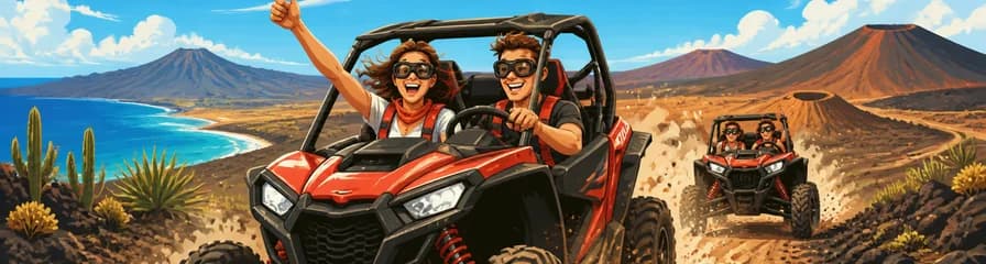 Emocionantes excursiones todoterreno en buggy por Fuerteventura