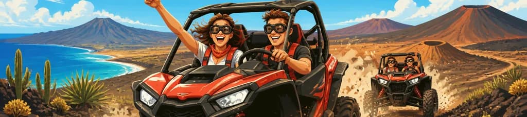Emocionantes excursiones todoterreno en buggy por Fuerteventura