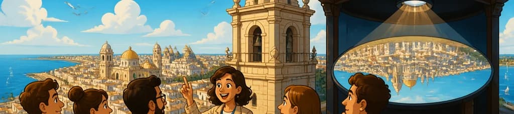 Descubre Cádiz desde las alturas: tour por la Torre Tavira y su Cámara Oscura