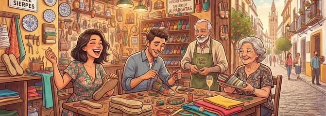 Crea tus propias alpargatas auténticas en Sevilla