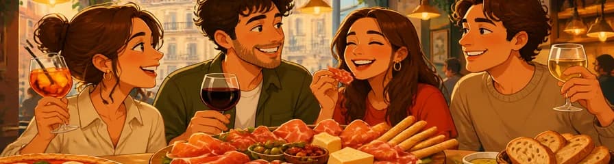 Disfruta de un aperitivo italiano con tabla de embutidos y bebida en Pizzart Villa Canalejas