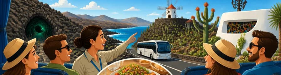 Recorrido en autobús por el norte de Lanzarote con almuerzo incluido