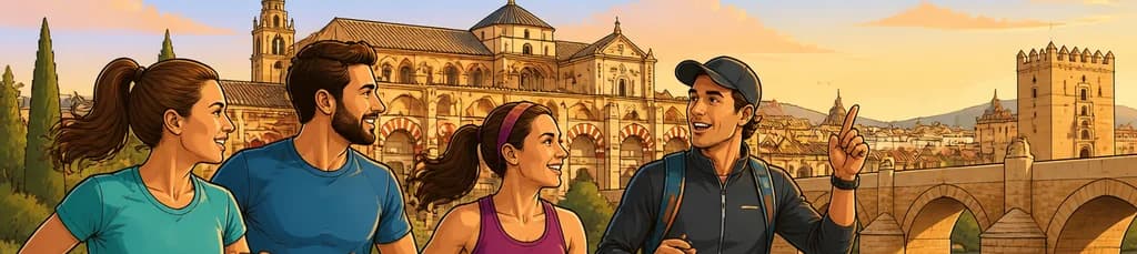 Recorrido corriendo por la Mezquita, puentes y leyendas de Córdoba