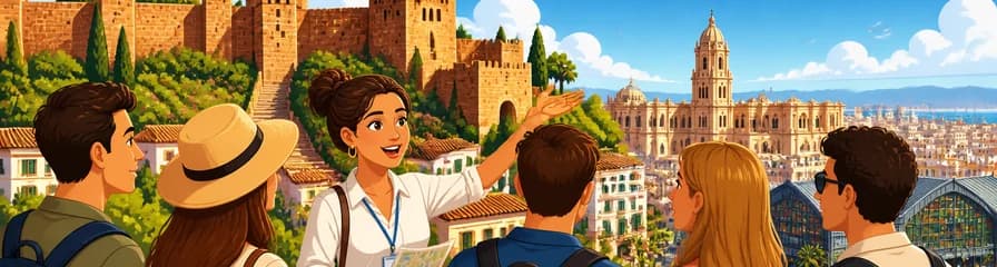 Exploración de Málaga: Recorrido urbano y visita a la Alcazaba de 3 horas