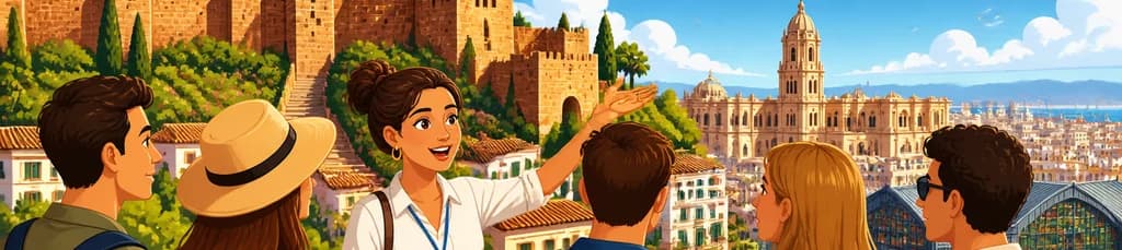 Exploración de Málaga: Recorrido urbano y visita a la Alcazaba de 3 horas