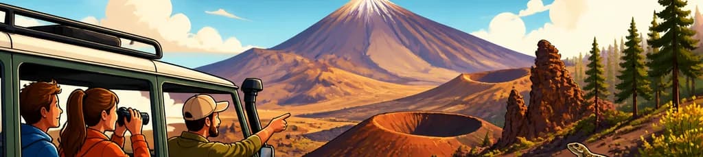 Safari en 4x4 por el Parque Nacional del Teide: descubre paisajes volcánicos y la vida silvestre