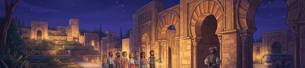 Recorrido nocturno por Medina Azahara (sin transporte incluido desde Córdoba)