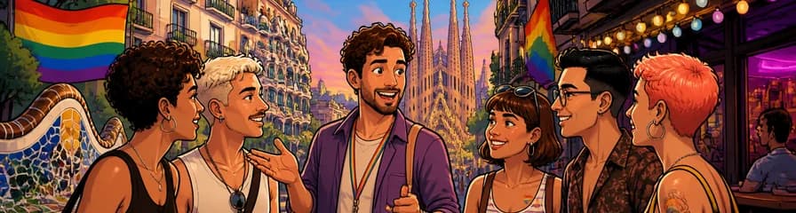 Descubre el lado vibrante de Barcelona LGBTQ+ en un tour privado con un guía local