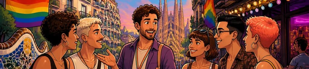 Descubre el lado vibrante de Barcelona LGBTQ+ en un tour privado con un guía local