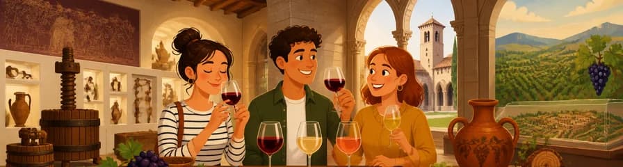 Experiencia enológica de día completo: cata de vinos y cavas con almuerzo en la campiña barcelonesa