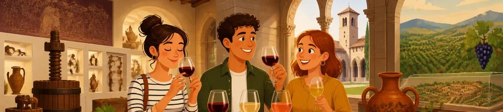 Experiencia enológica de día completo: cata de vinos y cavas con almuerzo en la campiña barcelonesa