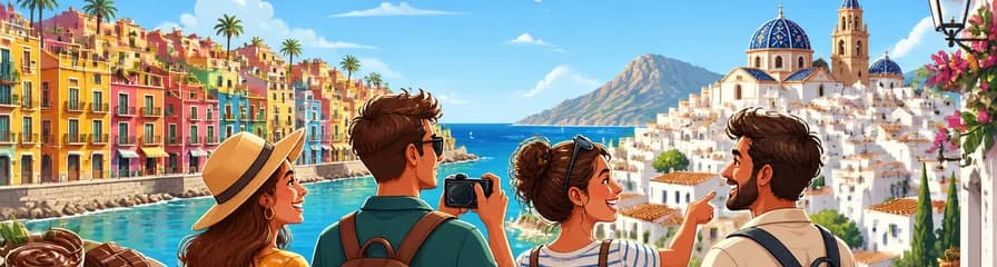 Recorrido por los pintorescos pueblos costeros de Villajoyosa y Altea, con salida desde Alicante