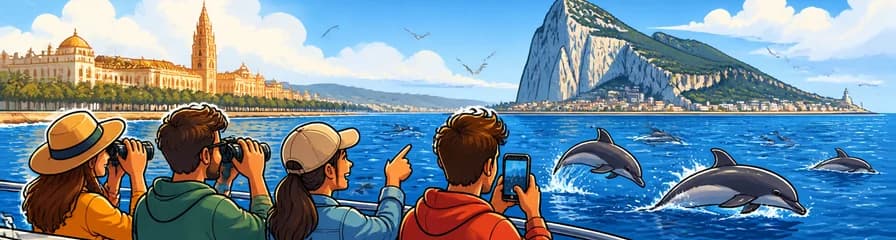 Excursión diurna desde Sevilla para el avistamiento de delfines en Gibraltar
