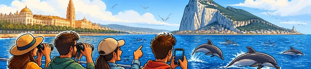 Excursión diurna desde Sevilla para el avistamiento de delfines en Gibraltar
