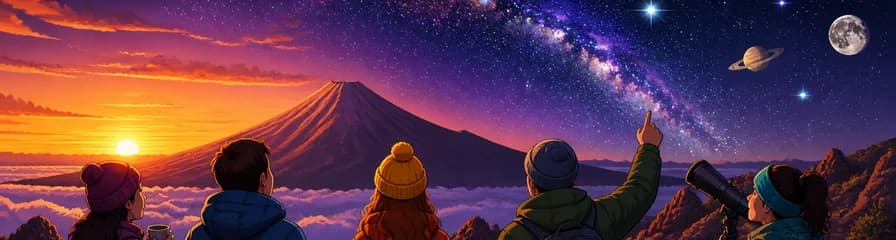 Disfruta del atardecer y la observación de estrellas desde el Parque Nacional del Teide