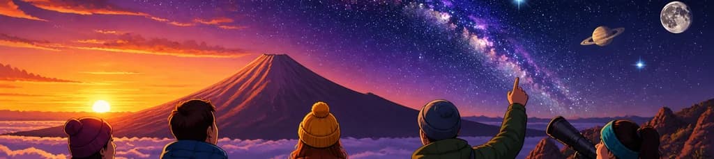 Disfruta del atardecer y la observación de estrellas desde el Parque Nacional del Teide
