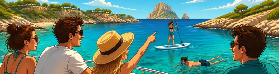 Aventura Marina de Paddle Surf, Snorkel y Relax en Ibiza de 3,5 horas