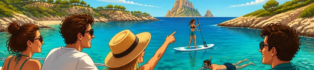 Aventura Marina de Paddle Surf, Snorkel y Relax en Ibiza de 3,5 horas