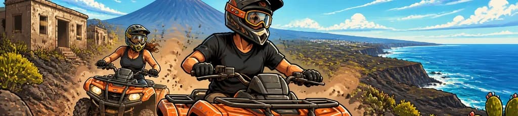 Recorrido todoterreno en quad por Tenerife: una aventura salvaje