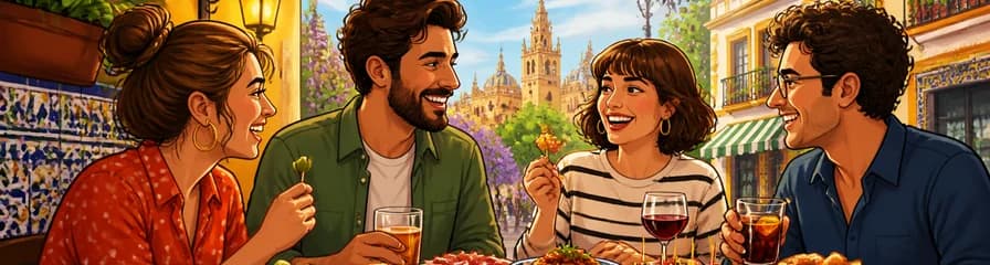 Experiencia culinaria privada: un tour gastronómico por un barrio sevillano auténtico