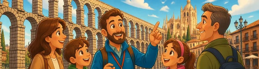 Recorrido privado guiado por lo más emblemático de Segovia, diseñado para niños y familias