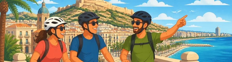 Recorrido privado en bicicleta por Alicante (mínimo 2 personas) con nivel de ciclismo intermedio requerido