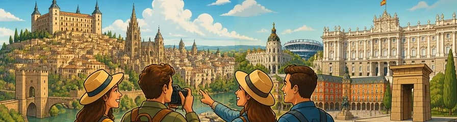 Recorrido de un día completo por Madrid y Toledo, incluyendo el Palacio Real
