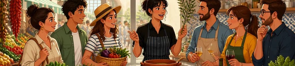 Experimenta la gastronomía local: clase de cocina privada y recorrido por el mercado