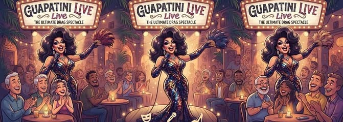 Espectáculo en vivo de "Guapatini Live" en el Guapatini's Show Bar