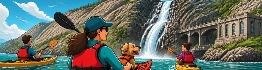 Travesía en kayak por la Cascada de Ézaro