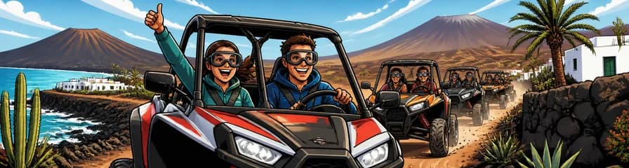 Aventura en Buggy por Lanzarote: Tour Privado en Tierra