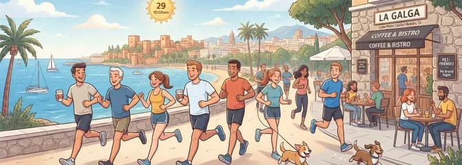 Carrera y networking para emprendedores: Founders Running Club en Málaga