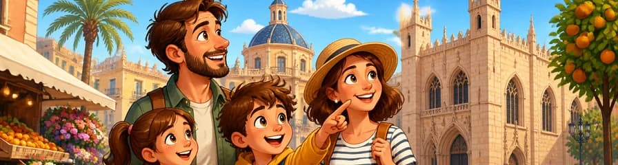 Un viaje familiar por los sitios emblemáticos de la ciudad de Valencia pensado para niños