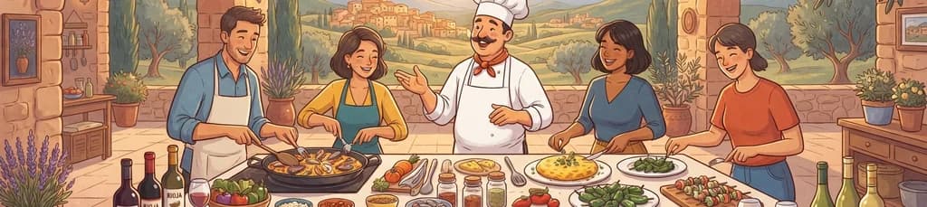 Clase de Cocina en Tarragona: Tapas Españolas y Bebidas Locales con Cozymeal™