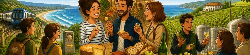 Recorrido Gastronómico a Pie por un Mercado y una Bodega de Txakoli