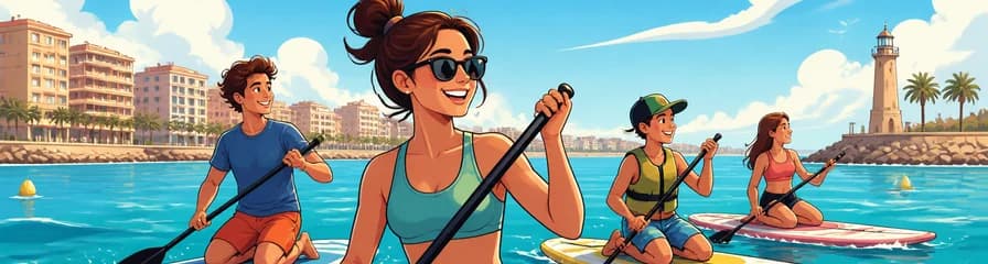Disfruta del paddle surf con alquiler de tablas en Torrevieja