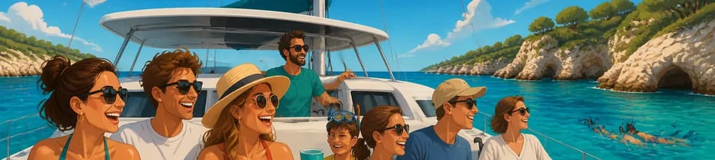 Excursión en Catamarán de Media Jornada por Menorca