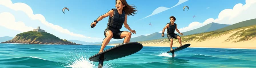 Vive la emoción de los cursos de E-Foil Hydrofoil en Tarifa