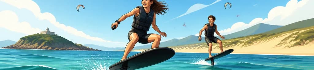 Vive la emoción de los cursos de E-Foil Hydrofoil en Tarifa