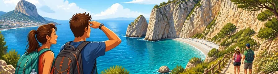 Aventura de senderismo y relax en Cala del Moraig con salida desde Calpe