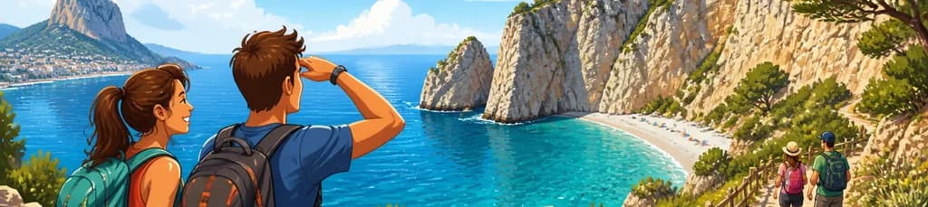 Aventura de senderismo y relax en Cala del Moraig con salida desde Calpe